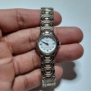 Wittnauer Trieste Elite Stainless Steel Ladies Quartz Watch Working New Battery